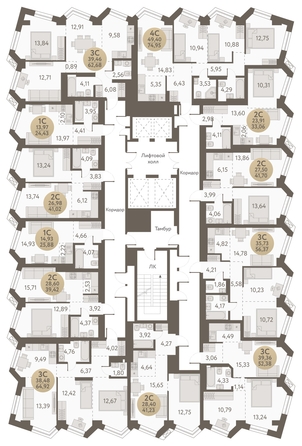 
   Продам 2-комнатную, 33.06 м², Urban-peaks (Городские вершины)

. Фото 1.