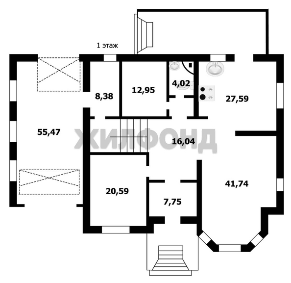 
   Продам дом, 565.6 м², Бердск

. Фото 50.