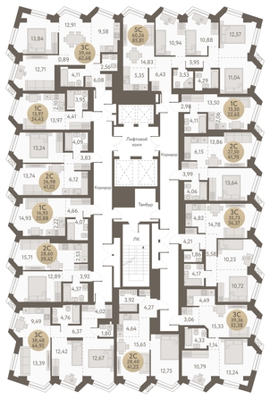 
   Продам 5-комнатную, 85.81 м², Urban-peaks (Городские вершины)

. Фото 1.