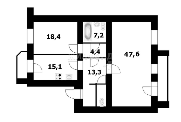 
   Продам 3-комнатную, 113.8 м², Толстого ул, 5

. Фото 18.