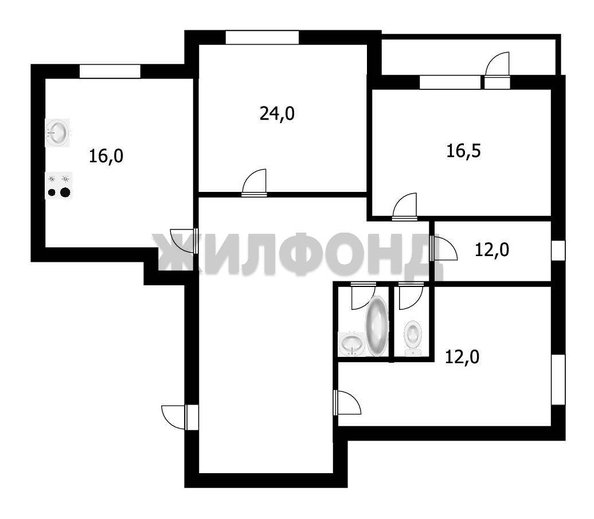
  Продается 4-комн. квартира, 109.4 м², Гоголя ул, д. 6
. Фото 2.