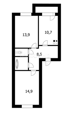 
   Продам 2-комнатную, 55.8 м², Петухова ул, 162

. Фото 1.