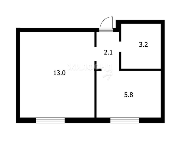 
   Продам 1-комнатную, 24.1 м², Октябрьская ул, 10

. Фото 6.