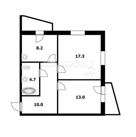 
   Продам 2-комнатную, 53.2 м², Пархоменко ул, 27/1

. Фото 24.