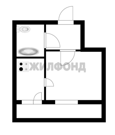 
   Продам студию, 26.9 м², Виктора Уса ул, 1/2

. Фото 20.