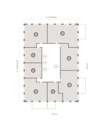 
   Продам 2-комнатную, 107.87 м², Мылзавод, дом 8

. Фото 13.