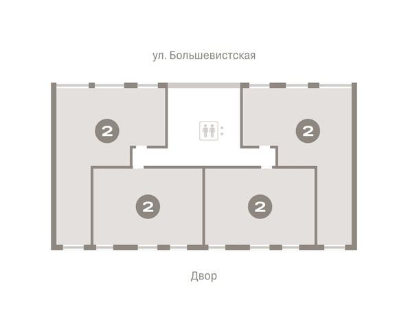 
   Продам 2-комнатную, 152.7 м², Европейский берег, дом 44

. Фото 1.