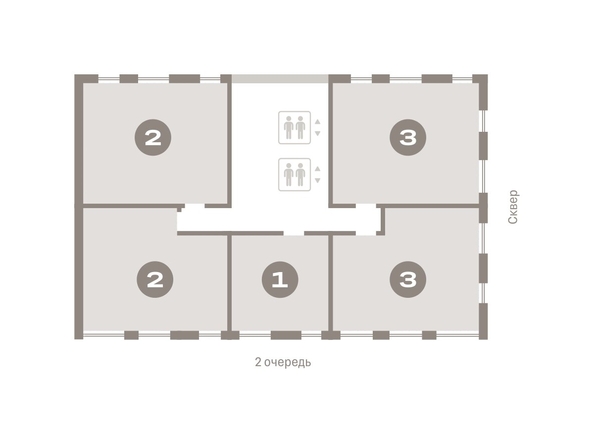 
   Продам 3-комнатную, 71.97 м², Авиатор, дом 3

. Фото 6.