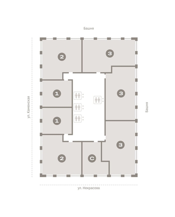 
   Продам 1-комнатную, 46.53 м², Мылзавод, дом 9

. Фото 1.