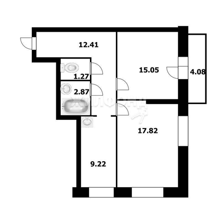 
   Продам 2-комнатную, 58.6 м², Зорге ул, 229/2

. Фото 15.