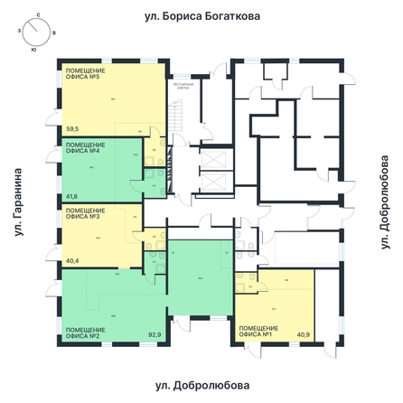 
   Продам помещение свободного назначения, 59.5 м², Гаранина ул, 33/8

. Фото 1.