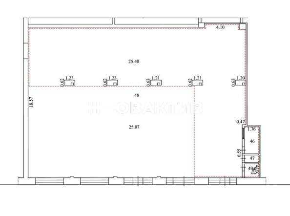 
   Продам помещение свободного назначения, 486.6 м², Грибоедова ул, 2

. Фото 3.