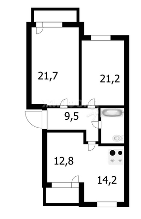 
   Продам 3-комнатную, 84.1 м², Ивлева ул, 164

. Фото 18.