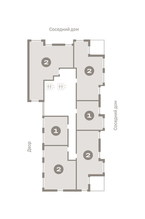 
  Продается 1-комн. квартира, 34.2 м², ЖК Лебедевский квартал, дом 1
. Фото 16.