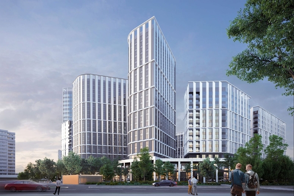 
  Продается 1-комнатный апартамент, 42.91 м², БЦ АЭРОН, Бизнес-центр класса А
. Фото 2.