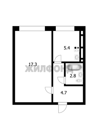 
  Продается 1-комн. квартира, 30.2 м², Менделеева ул, д. 4
. Фото 11.