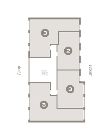 
   Продам 3-комнатную, 127.76 м², Европейский берег, дом 45

. Фото 1.