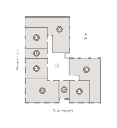 
  Продается 3-комн. квартира, 92.94 м², ЖК Европейский берег, дом 45
. Фото 1.