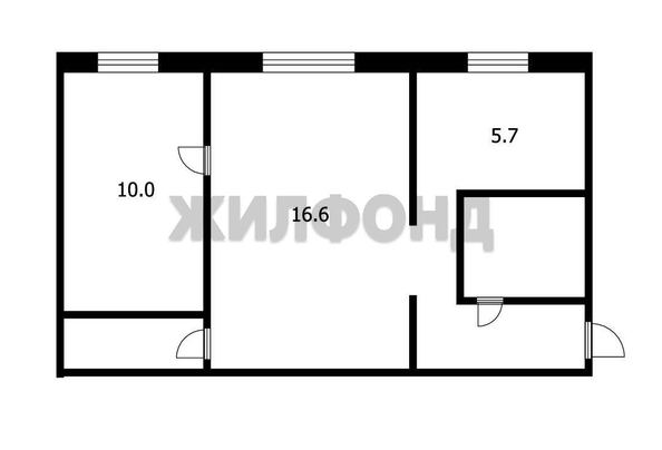 
   Продам 2-комнатную, 42.8 м², ЖКО Аэропорта ул, 9

. Фото 12.