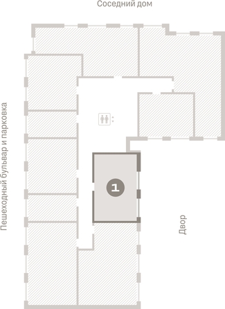 
  Продается 1-комн. квартира, 42.9 м², ЖК Лебедевский квартал, дом 1
. Фото 5.