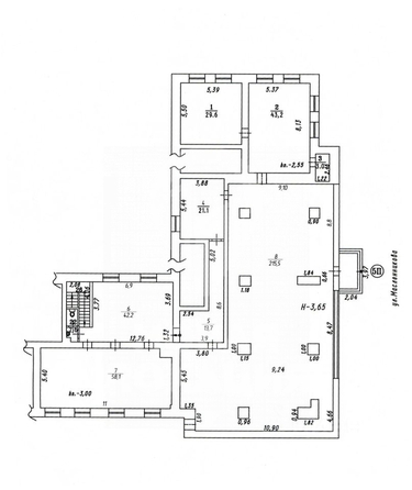 
  Сдается универсальное помещение, 436.4 м², Масленникова ул, д. 26
. Фото 14.