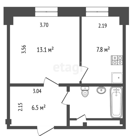 
  Продается 1-комн. квартира, 32.5 м², Мира пр-кт, д. 9/2
. Фото 5.