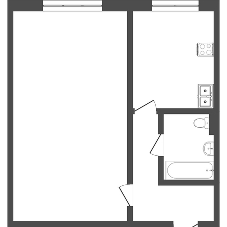 
  Продается 1-комн. квартира, 38 м², Дианова ул, д. 24
. Фото 5.