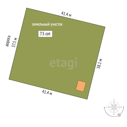 
  Продается дом, 71.4 м², микрорайон Омский
. Фото 5.