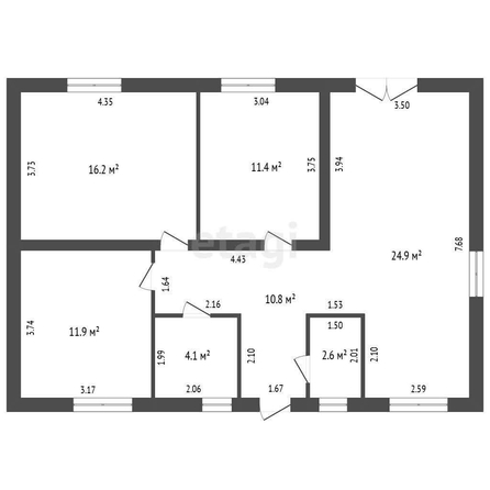 
  Продается дом, 84.4 м², поселок Магистральный
. Фото 5.