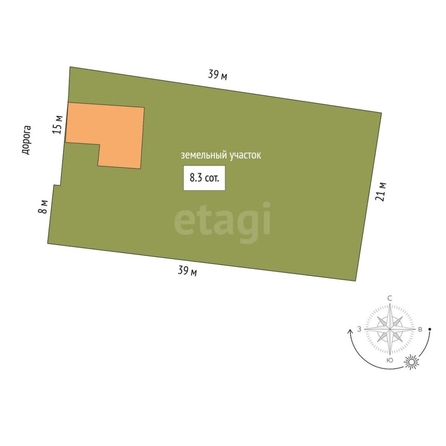 
  Продается дом, 53 м², Омск
. Фото 4.