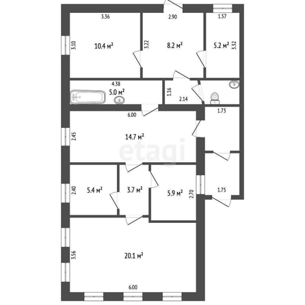 
  Продается дом, 85.1 м², Омск
. Фото 4.