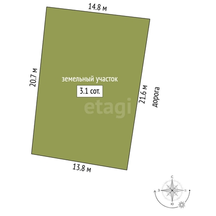 
  Продается дом, 36.7 м², Омск
. Фото 3.