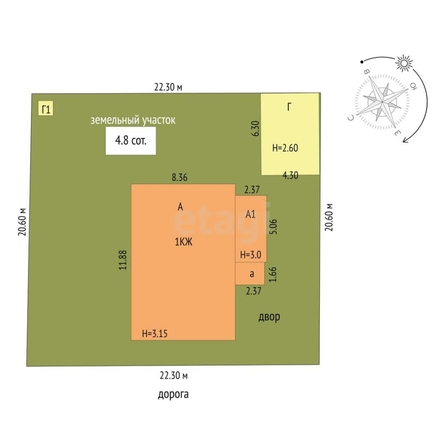 
  Продается дом, 133.9 м², Омск
. Фото 5.