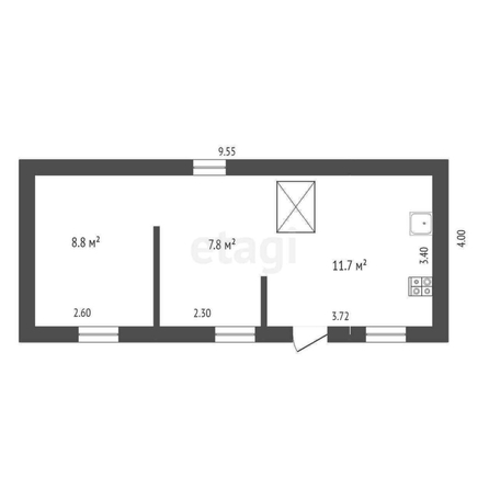 
  Продается дом, 87.2 м², Омск
. Фото 5.