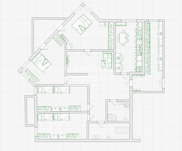 
  Продается 4-комн. квартира, 162 м², Маяковского ул, д. 80А
. Фото 4.