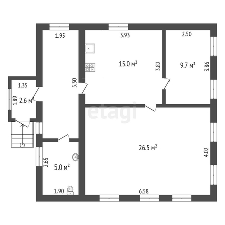 
  Продается дом, 66.5 м², Омск
. Фото 5.