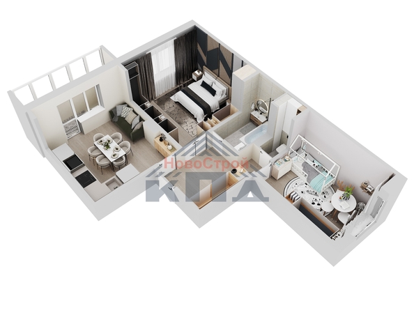 
  Продается 2-комн. квартира, 68 м², ЖК Дом на Марьяновской
. Фото 1.