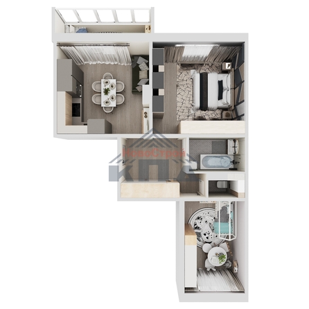 
  Продается 2-комн. квартира, 68 м², ЖК Дом на Марьяновской
. Фото 3.