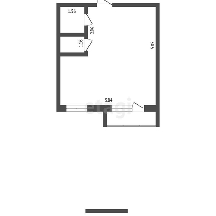 
  Продается студия, 33 м², Молодова ул, д. 24
. Фото 5.
