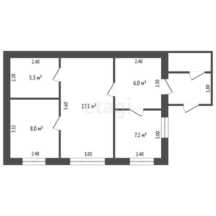 
  Продается дом, 43.6 м², Исилькуль
. Фото 5.