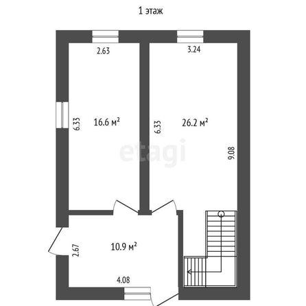 
  Продается дом, 103.3 м², Омск
. Фото 3.