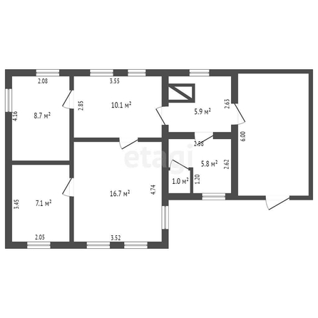
  Продается дом, 55.3 м², село Нижнеиртышское
. Фото 4.