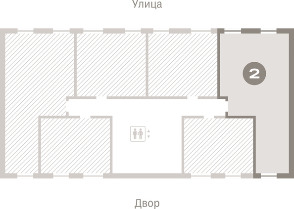 
  Продается 2-комн. квартира, 66.98 м², ЖК Кварталы Драверта, дом 3
. Фото 3.