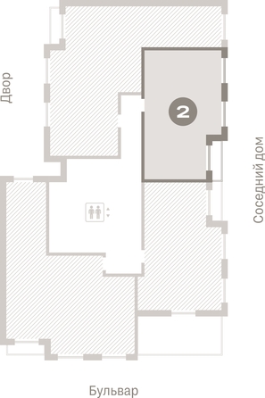 
  Продается 2-комн. квартира, 55.38 м², ЖК Кварталы Драверта, дом 6
. Фото 3.