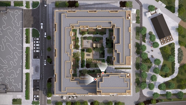 
  Продается 2-комн. квартира, 72.18 м², ЖК Кварталы Драверта, дом 6
. Фото 2.