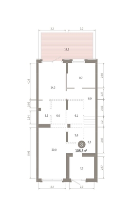 
  Продается 2-комн. квартира 105.33 м², в ЖК Кварталы Драверта, дом 3. Фото 1.