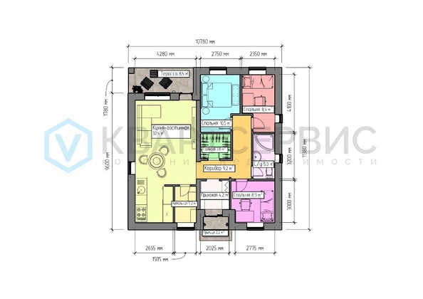 
  Продается дом 87 м². Фото 12.