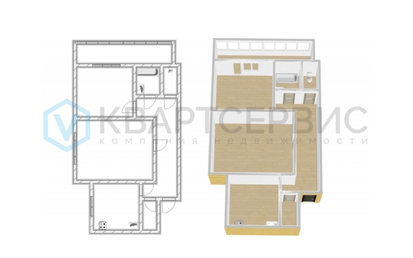
  Продается 2-комн. квартира 52.1 м². Фото 23.
