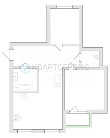 
  Продается 3-комн. квартира 65.5 м². Фото 26.