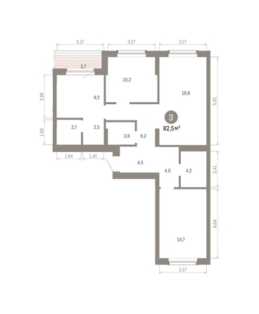 
  Продается 1-комн. квартира 82.51 м², в ЖК Кварталы Драверта, дом 6. Фото 1.